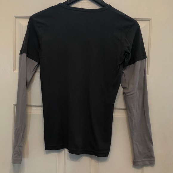 Green 3 Gray Holiday/Christmas Reindeer Top Small - Picture 2 of 5